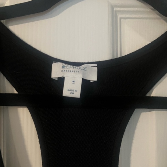 Market and Spruce Ren Maternity Racerback Midi Dress - Picture 5 of 5